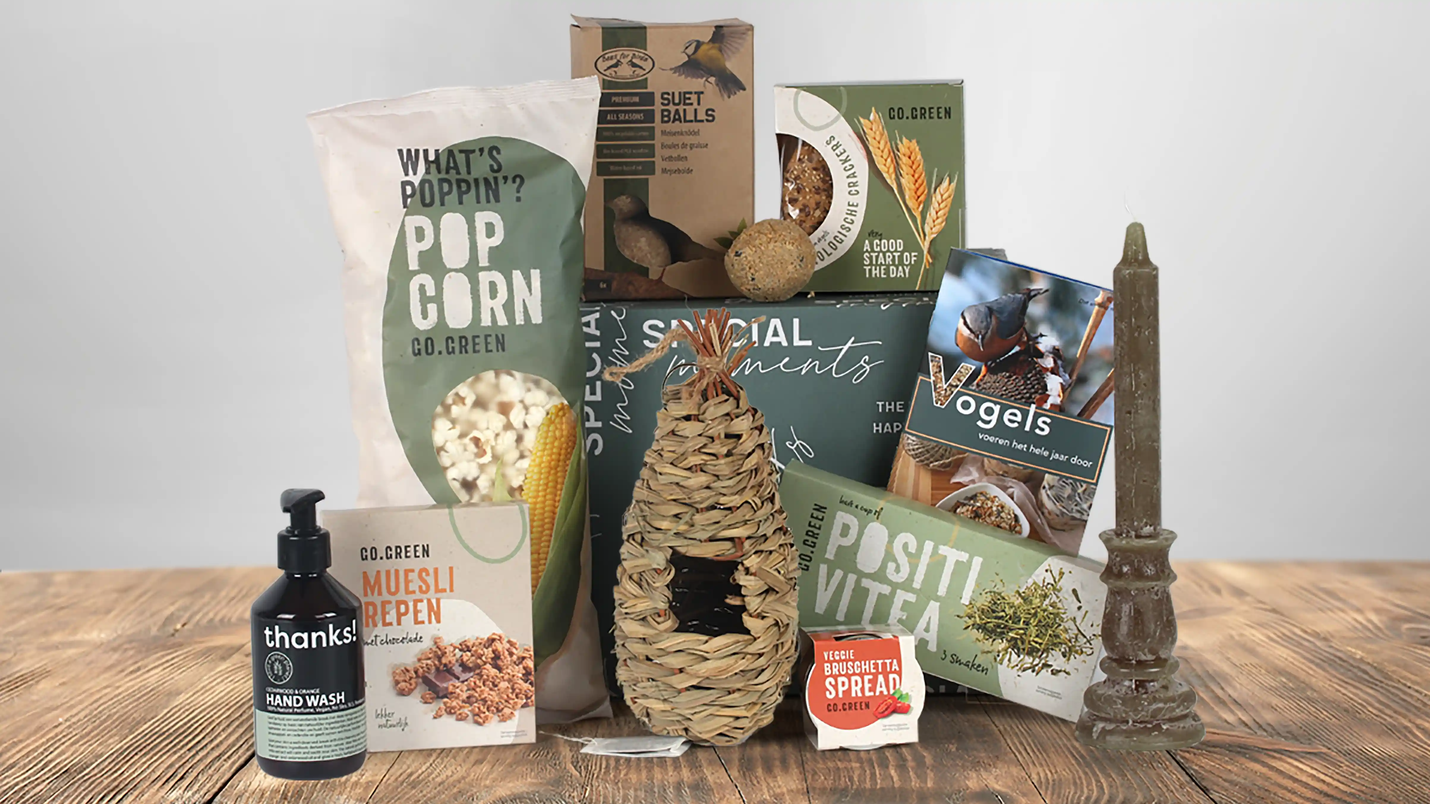 Duurzaam kerstpakket Vogels voeren